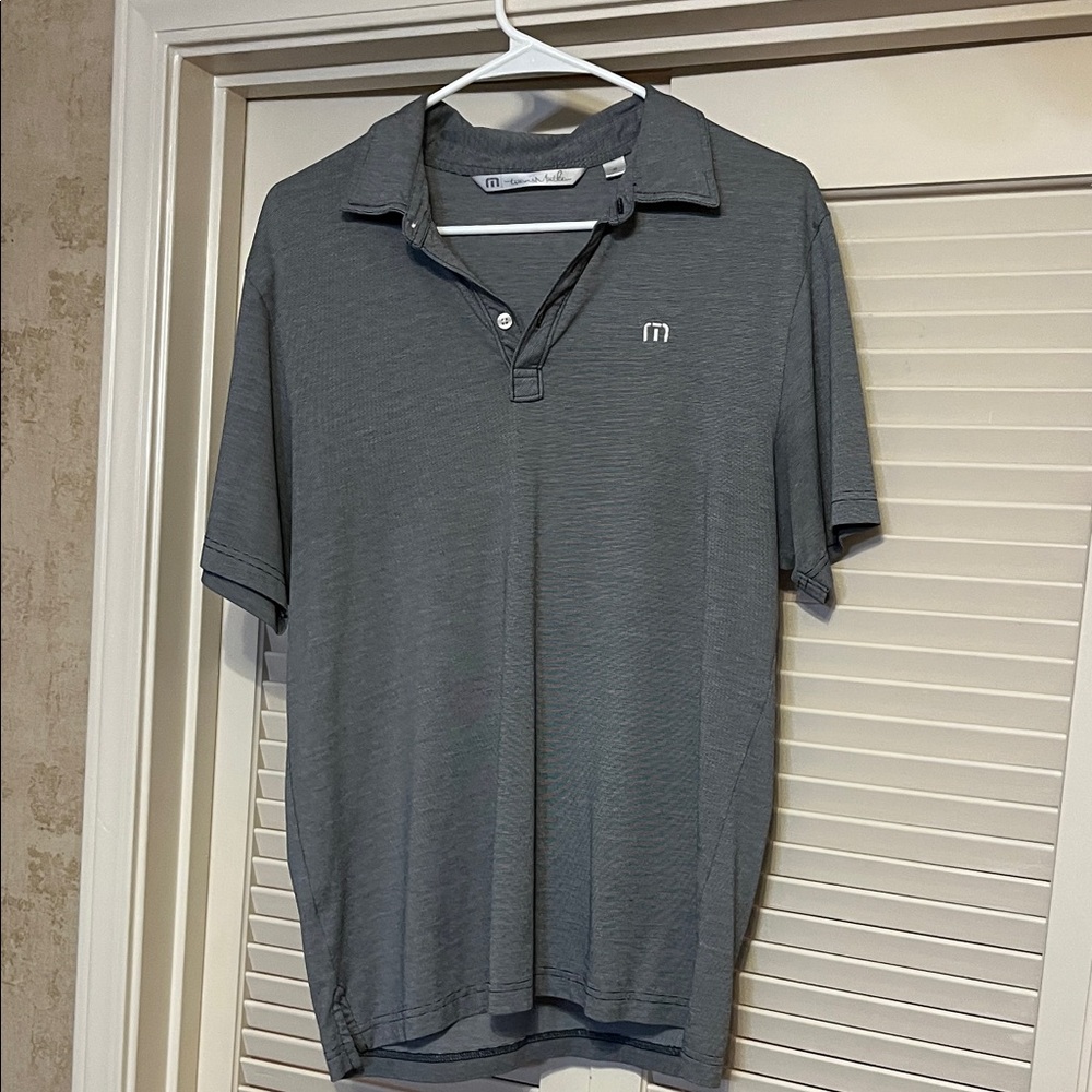 Travis Mathew Charcoal Polo Shirt